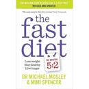 Michael Mosley's The Fast Diet & Fast Exercise: 3 Books Collection Set (Includes: Fast Exercise, The Fast Diet, Fast Diet Recipe Book)