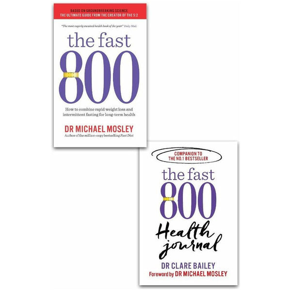 Michael Mosley’s Fast 800 & Fast 800 Health 2 Books Collection Set