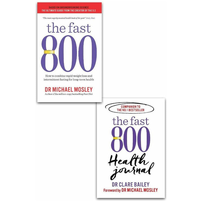 Michael Mosley’s Fast 800 & Fast 800 Health 2 Books Collection Set