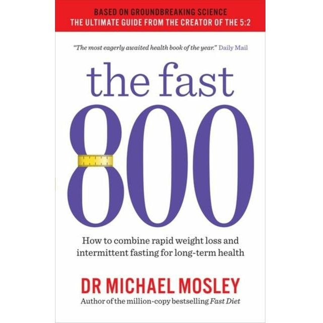 The Fast 800 & The Fast 800 Recipe Book 2 Books Collection Set by Dr Michael Mosley