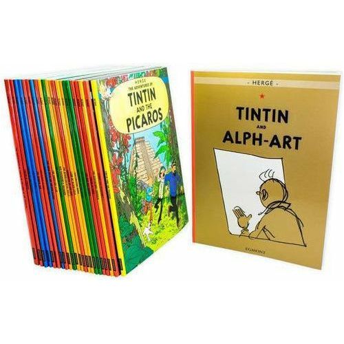 Tintin Complete 23 Books Collection - Paperback Boxed Set by Herge