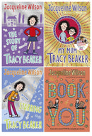 Jacqueline Wilson 4 Books Set (My Mum Tracy Beaker [Hardcover], The Book of You, The Story of Tracy Beaker, Starring Tracy Beaker)