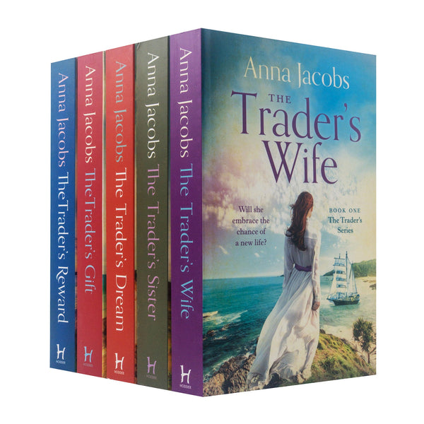 Anna Jacobs The Trader Series 5 Books Collection Set