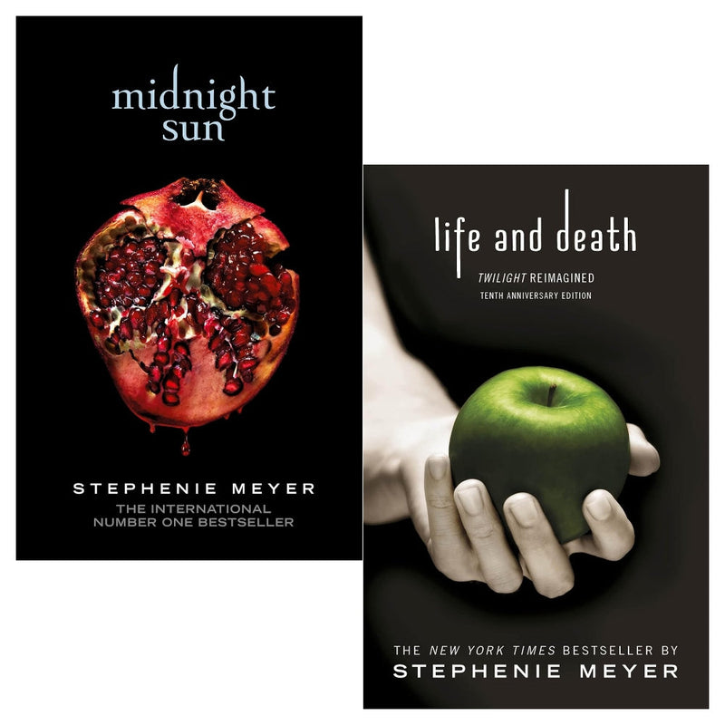 Stephenie Meyer Twilight Saga Series 2 Books Collection Set (Midnight Sun, Life and Death)