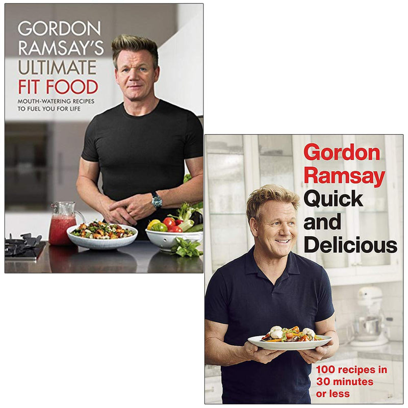 Gordon Ramsay Ultimate Fit Food & Quick & Delicious 2 Books Set