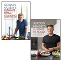 Gordon Ramsay Ultimate Fit Food and Ultimate Home Cooking 2 Books Collection Set