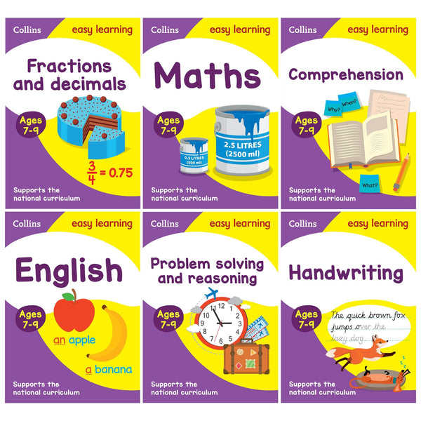 Collins Easy Learning Starter Set Ages 7-9: Ideal for home learning (Collins Easy Learning KS2)