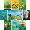 Usborne Beginners Nature: 10-Book Set on Ants, Bugs, Spiders, Trees, Reptiles, and Rainforests