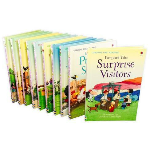 Usborne First Reading Farmyard Tales Collection: 10 Books Set (Ages 3+)