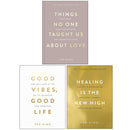 Vex King Collection 3 Books Set (Things No One Taught Us About Love, Good Vibes Good Life & Healing Is the New High)