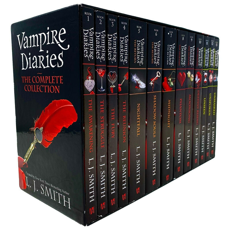 Vampire Diaries Complete Collection – 13 Books Box Set by L.J. Smith