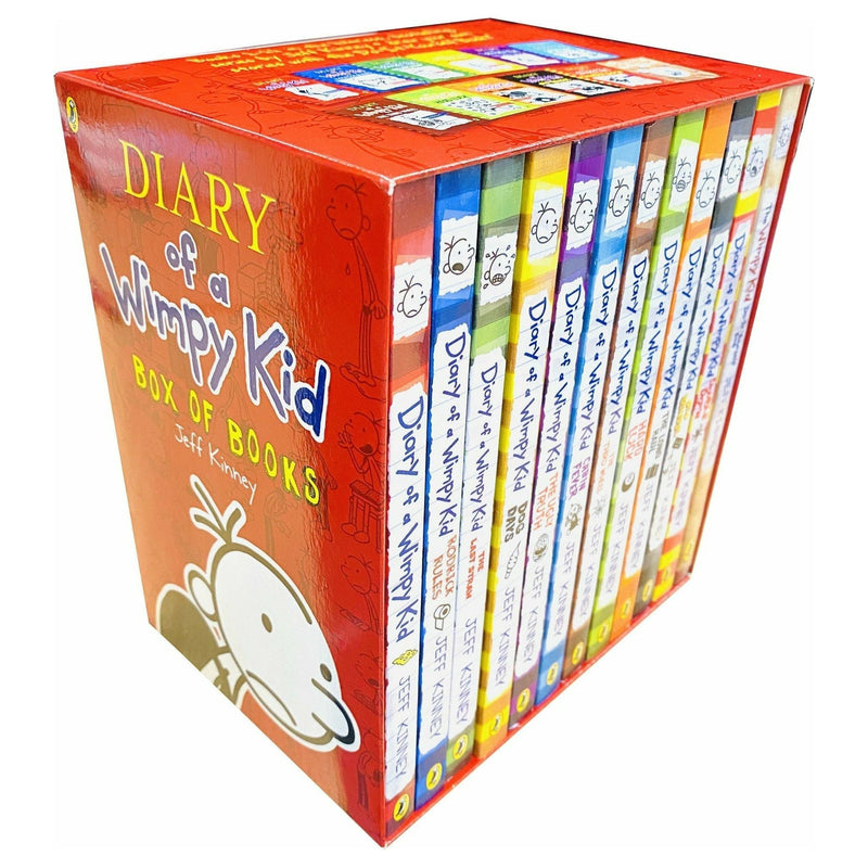 12 X Diary of a Wimpy Kid by Jeff Kinney - 12 Books Collection Set