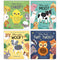 Lift the Flap Touchy and Feely: 4-Book Collection by Yi Hsuan Mu (Moo, Woof, Twit Twoo, Cheep)