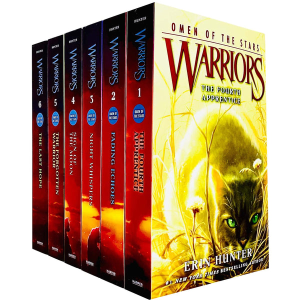 Warriors Series: Omen of the Stars - 6 Books Collection by Erin Hunter