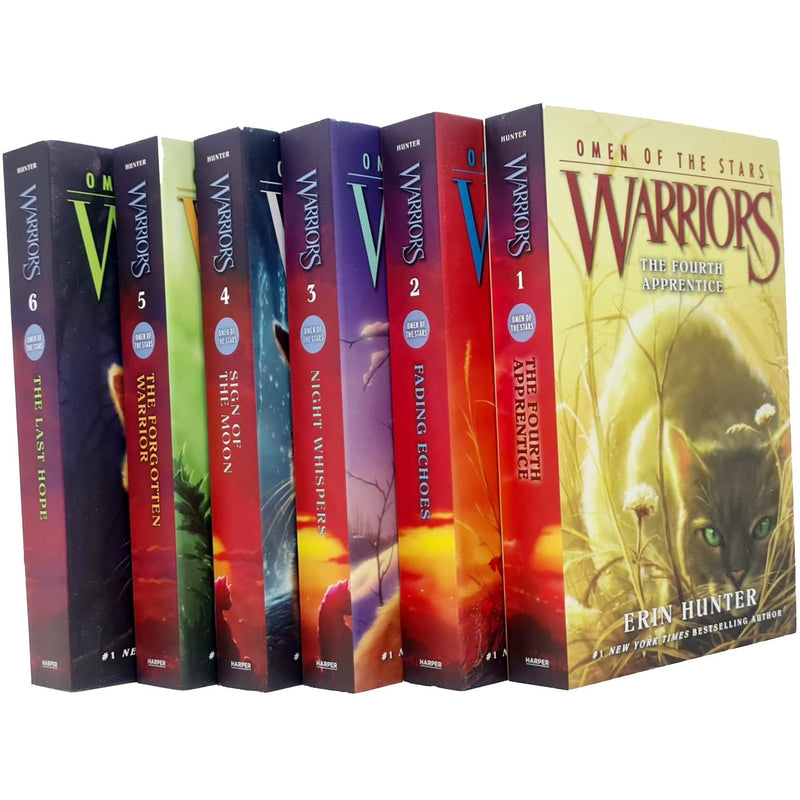 Warriors Series: Omen of the Stars - 6 Books Collection by Erin Hunter