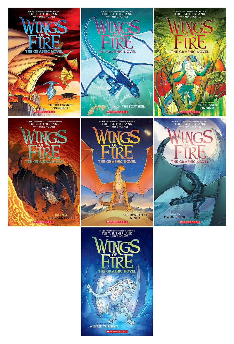 Wings of Fire Graphic Novels 7 Books Collection Set (Books 1-7)