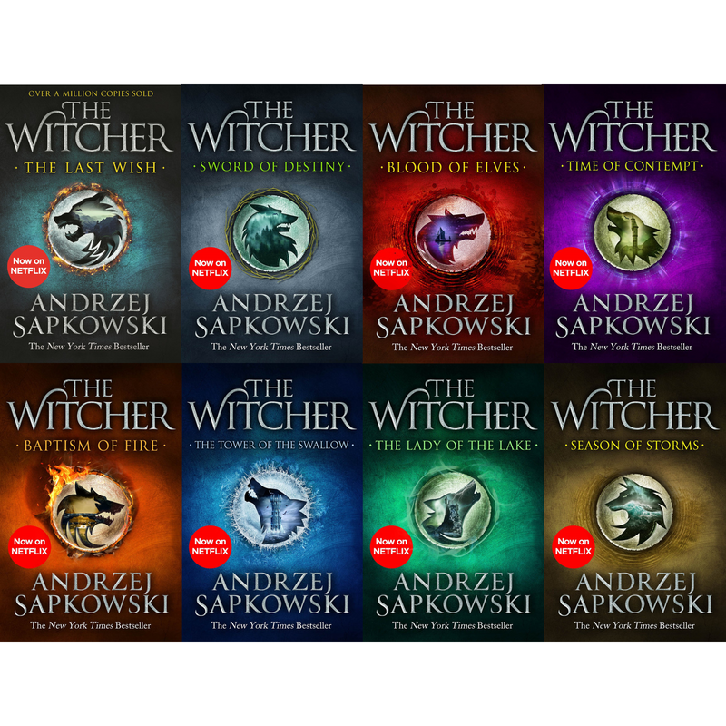 The Witcher Series by Andrzej Sapkowski – 8 Books Collection Set (Including The Last Wish)