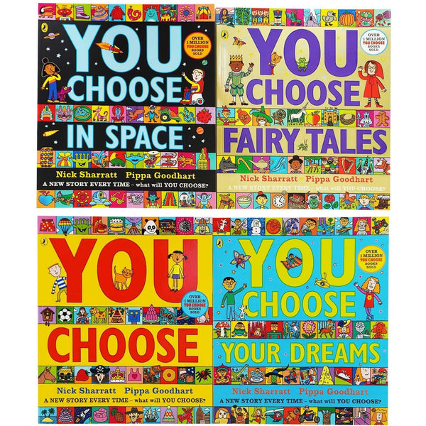 You Choose Series: 4 Books Children’s Collection by Pippa Goodhart and Nick Sharratt