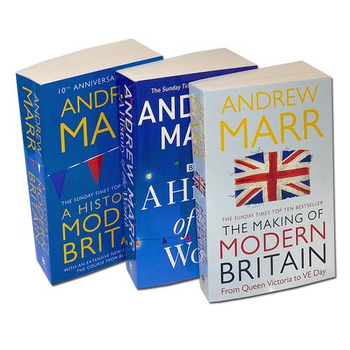 Andrew Marr Collection: 3-Book Set (A History of Modern Britain, The Making of Modern Britain, A History of the World)