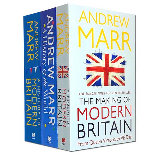 Andrew Marr Collection: 3-Book Set (A History of Modern Britain, The Making of Modern Britain, A History of the World)