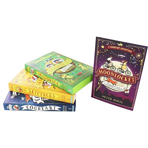 Peter Bunzl A Cogheart Adventure Collection Series 4 Books - Cogheart Moonlocket Skycircus Shadowsea