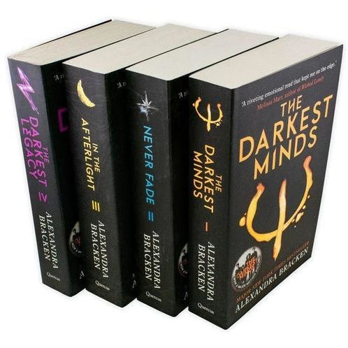 The Darkest Minds Series by Alexandra Bracken: 4 Books Collection (The Darkest Minds, Never Fade, In the Afterlight, The Darkest Legacy)