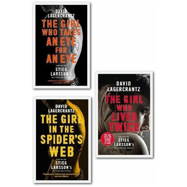 The Millennium Trilogy – 3 Books Set by David Lagercrantz (Books 4-6)