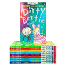 Dirty Bertie Series 3 by David Roberts: 10 Books Collection (My Joke Book, Disco Monster, Fame Ali...)