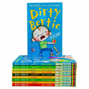 Dirty Bertie: Series 2 – 10 Books Collection by David Roberts (Rats, Smash, Kiss, Pong, Scream, Loo...)