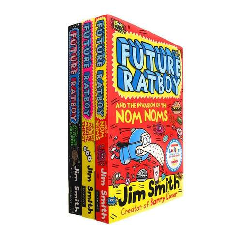 Future Ratboy Series: 3 Books Collection Set (The Invasion of the Nom Noms, The Quest for the Missing, and more)