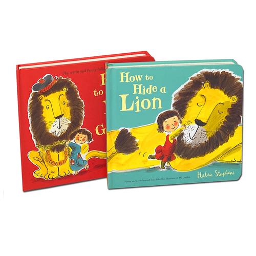 Helen Stephens 2-Book Collection (How to Hide a Lion, How to Hide a Lion from Grandma)