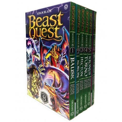 Beast Quest Series 8 6 Books Box Collection Pack Set Books 43-48 - books 4 people