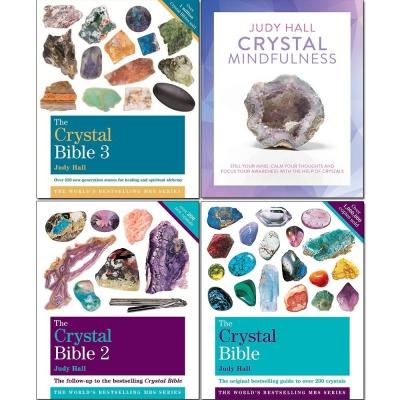 The Crystal Bible Volume 13 Books And Crystal Mindfulness 4 Books Collection Set By Judy Hall - books 4 people