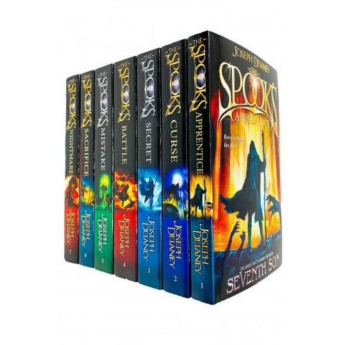 The Spooks Books 1 - 7 Wardstone Chronicles Collection Set By Joseph Delaney - Apprentice Curse Se.. - books 4 people