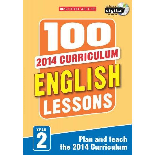 100 English Lessons Year 2 - 2014 National Curriculum Plan And Teach Study Guide - books 4 people