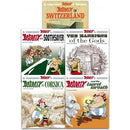 Asterix Series 4 Collection 5 Books Set Book 16-20 Asterix In Switzerland The Mansions Of The Gods.. - books 4 people