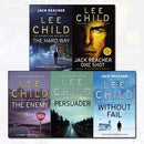 Lee Child: Jack Reacher Series (Books 6-10) - 5-Book Collection (Without Fail, Persuader, One Shot, The Enemy, and more)