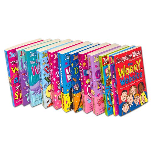 Jacqueline Wilson: 12-Book Box Collection (New Series) - Double Act, Candyfloss, Rent a Bridesmaid, Cookie, Little Darlings, Best Friends