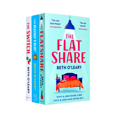 Beth O&#39;Leary 3 Books Collection Set (The Road Trip, The Switch, The Flat Share)