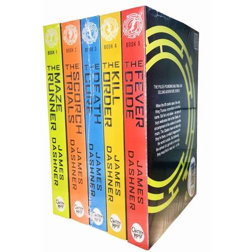 Maze Runner Series by James Dashner: 5 Books Set