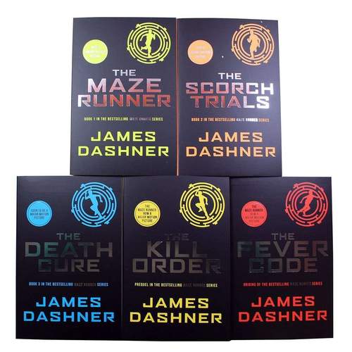 Maze Runner Series by James Dashner: 5 Books Set