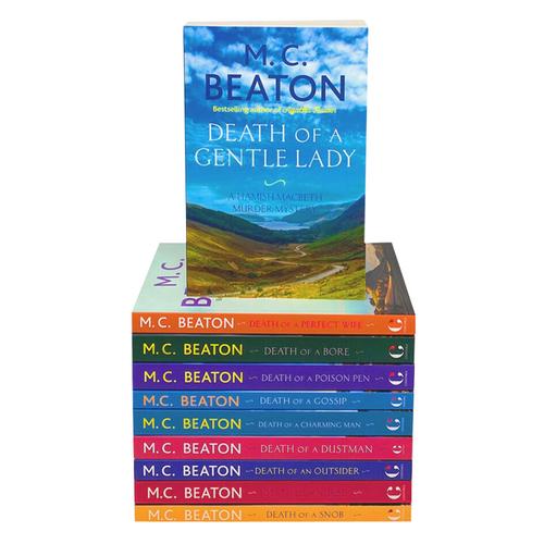 Hamish Macbeth Mystery Series by M.C. Beaton – 10 Books Collection