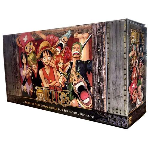 One Piece Box Set 3: Thriller Bark to New World – Volumes 47-70