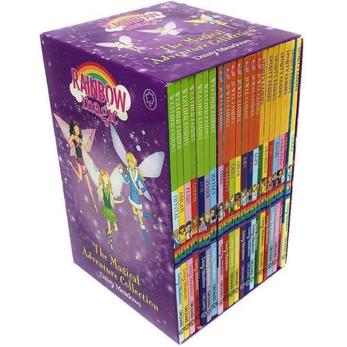 Rainbow Magic The Magical Adventure Collection 21 Books Set Including 3 Series by Daisy Meadows (Weather Fairies, Jewel Fairies & Sporty Fairies)