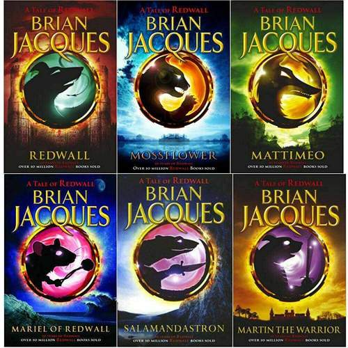 Brian Jacques: Redwall Series - A 6-Book Collection (Redwall, Mossflower, Mattimeo, Mariel of Redwall, and more)