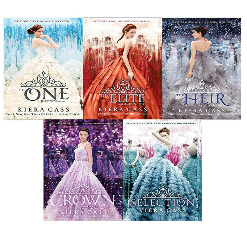 The Selection Series by Kiera Cass: 5-Book Collection Set (Fairy Tale)