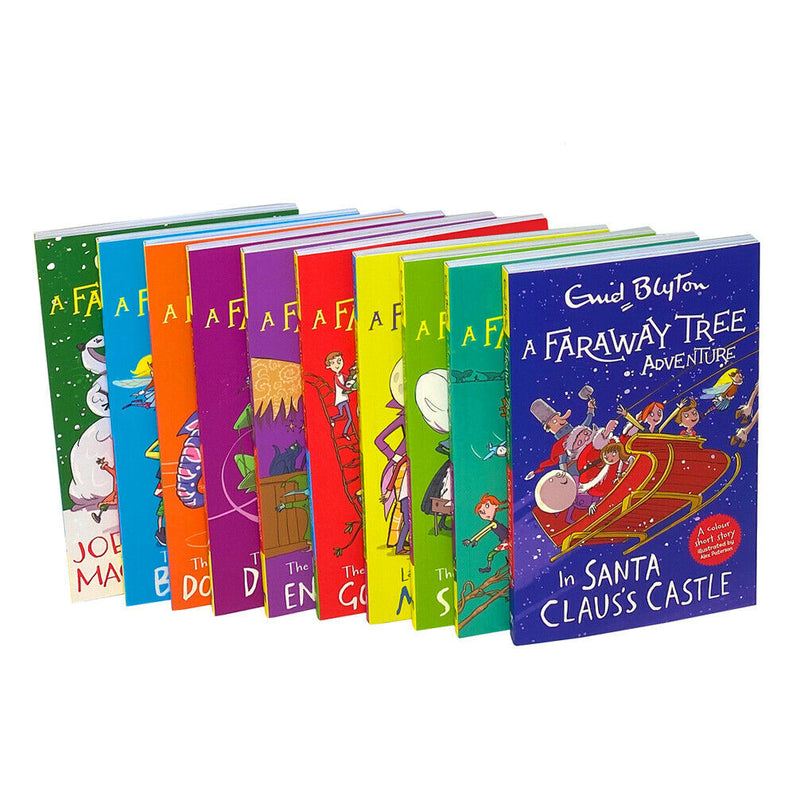 Enid Blyton The Faraway Tree Adventures Colour Stories Complete Collection 10 Books Box Set