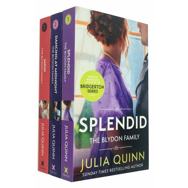 Julia Quinn's Blydon Family Saga: 3-Book Collection (Including Splendid, Dancing at Midnight, Minx)