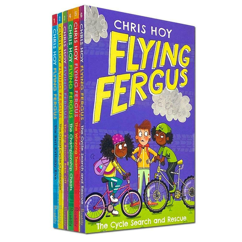 Chris Hoy Flying Fergus The Super Cycle 6 Books Collection Set - Cycle Search And Rescue Winning T..