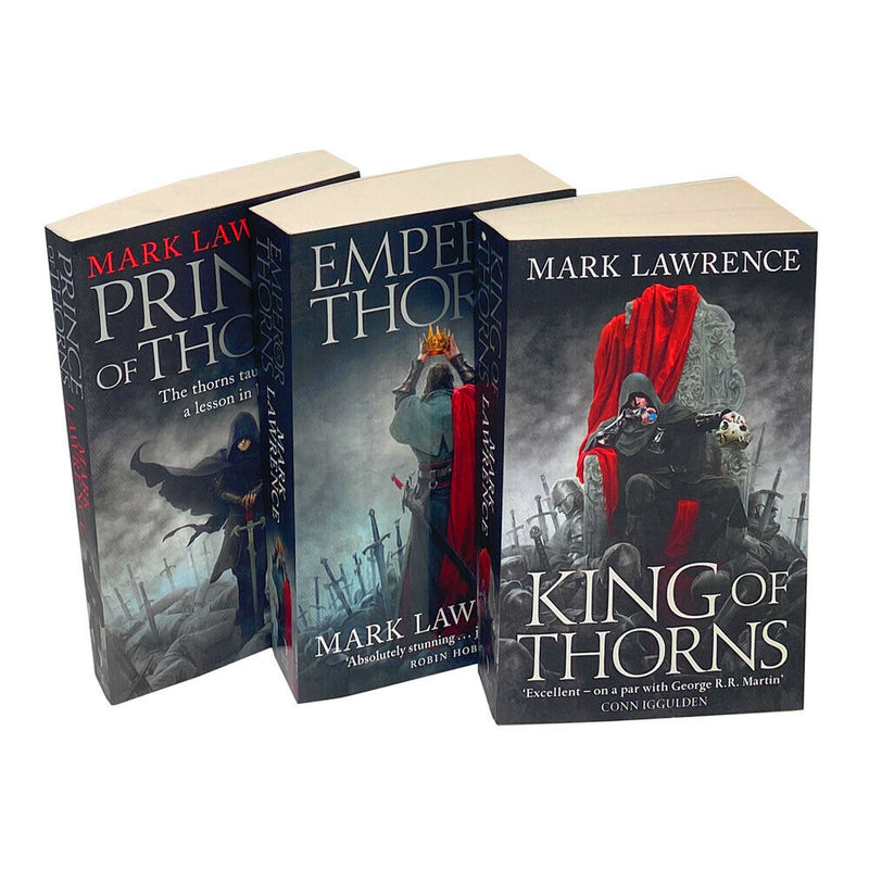 Broken Empire Trilogy by Mark Lawrence: 3 Books Collection Set (Prince of Thorns, King of Thorns, Emperor of Thorns)